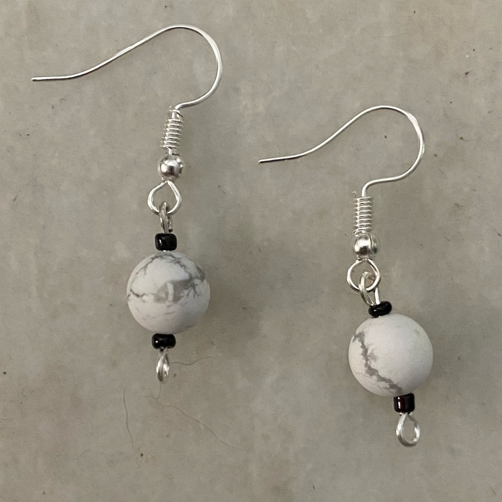 Marble earrings